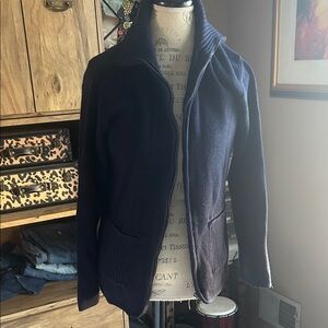 Tally Ho Midnight Blue Knit Sweater - Medium